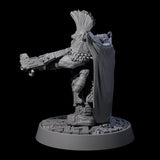 Dwarf Death Paladin D Miniature for Dungeons and Dragons, Pathfinder or other TTRPGs