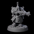 Dwarf Death Paladin D Miniature for Dungeons and Dragons, Pathfinder or other TTRPGs