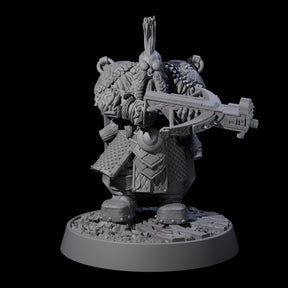 Dwarf Death Paladin D Miniature for Dungeons and Dragons, Pathfinder or other TTRPGs