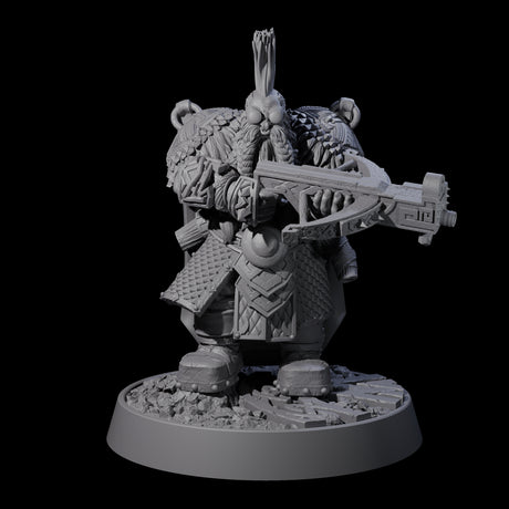 Dwarf Death Paladin D Miniature for Dungeons and Dragons, Pathfinder or other TTRPGs