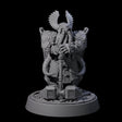 Dwarf Death Paladin E Miniature for Dungeons and Dragons, Pathfinder or other TTRPGs