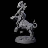 Dwarf Death Paladin F Miniature for Dungeons and Dragons, Pathfinder or other TTRPGs