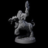 Dwarf Death Paladin F Miniature for Dungeons and Dragons, Pathfinder or other TTRPGs