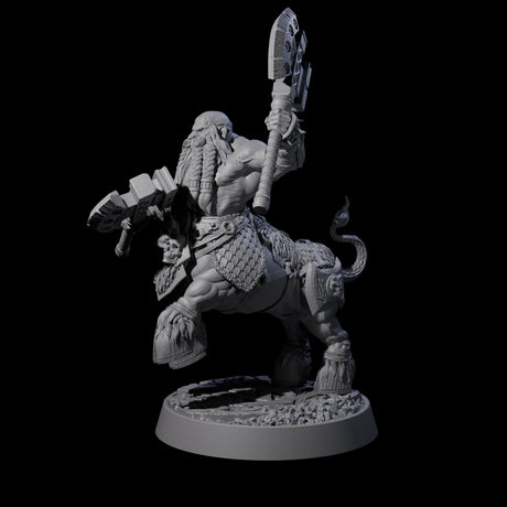 Dwarf Death Paladin F Miniature for Dungeons and Dragons, Pathfinder or other TTRPGs