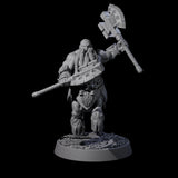 Dwarf Death Paladin F Miniature for Dungeons and Dragons, Pathfinder or other TTRPGs