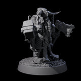 Dwarf Death Paladin H Miniature for Dungeons and Dragons, Pathfinder or other TTRPGs