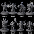 Dwarf Death Paladins Miniature for Dungeons and Dragons, Pathfinder or other TTRPGs