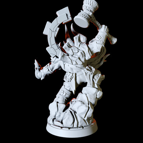 Dwarf Druid Miniature for Dungeons and Dragons, Pathfinder or other TTRPGs