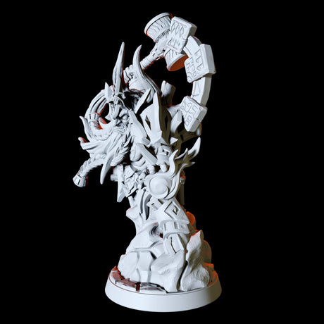 Dwarf Druid Miniature for Dungeons and Dragons, Pathfinder or other TTRPGs