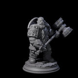 Dwarf Earth Elemental Guardian Miniature for Dungeons and Dragons, Pathfinder or other TTRPGs