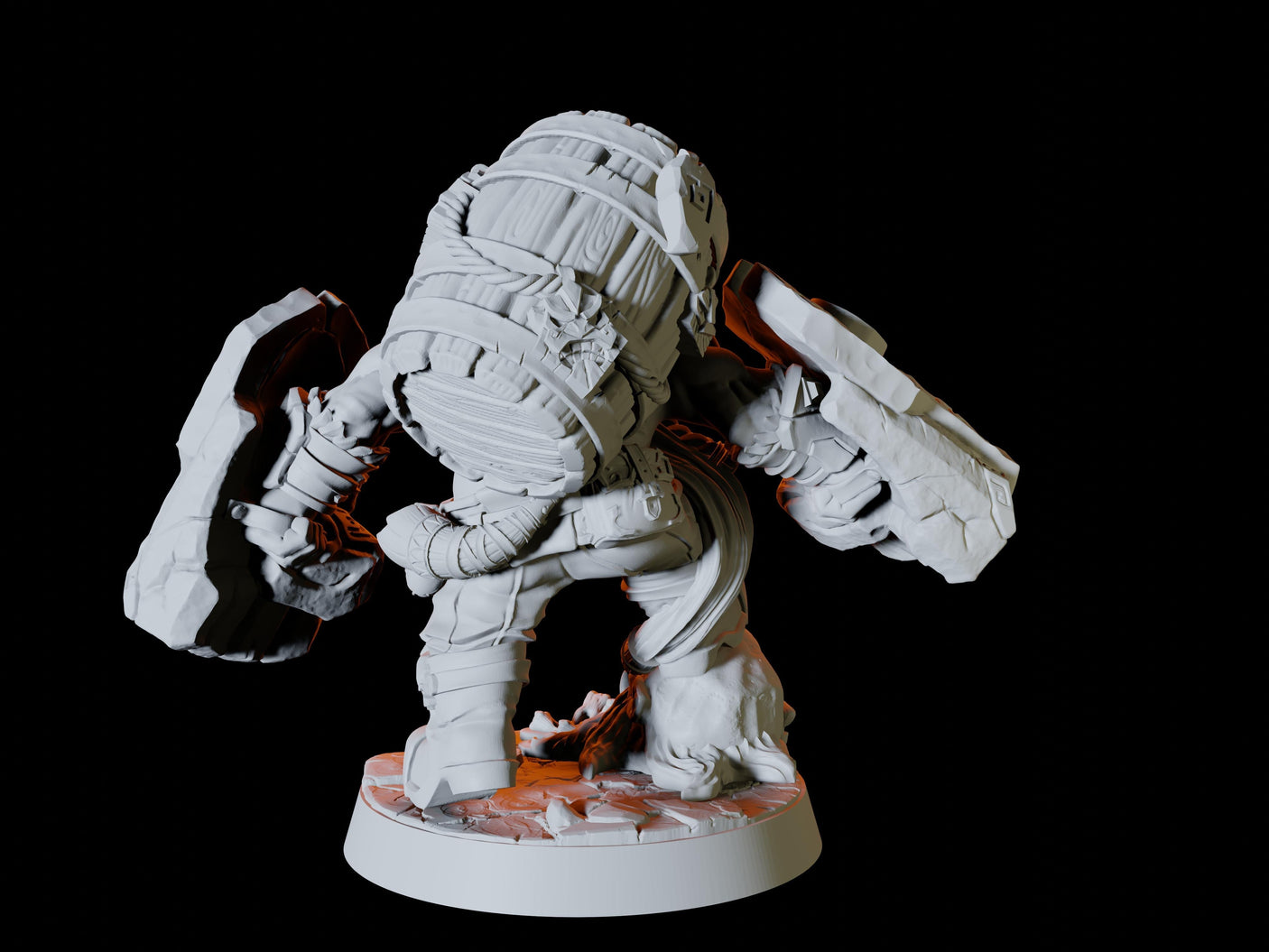 Dwarf Fighter Miniature for Dungeons and Dragons, Pathfinder or other TTRPGs