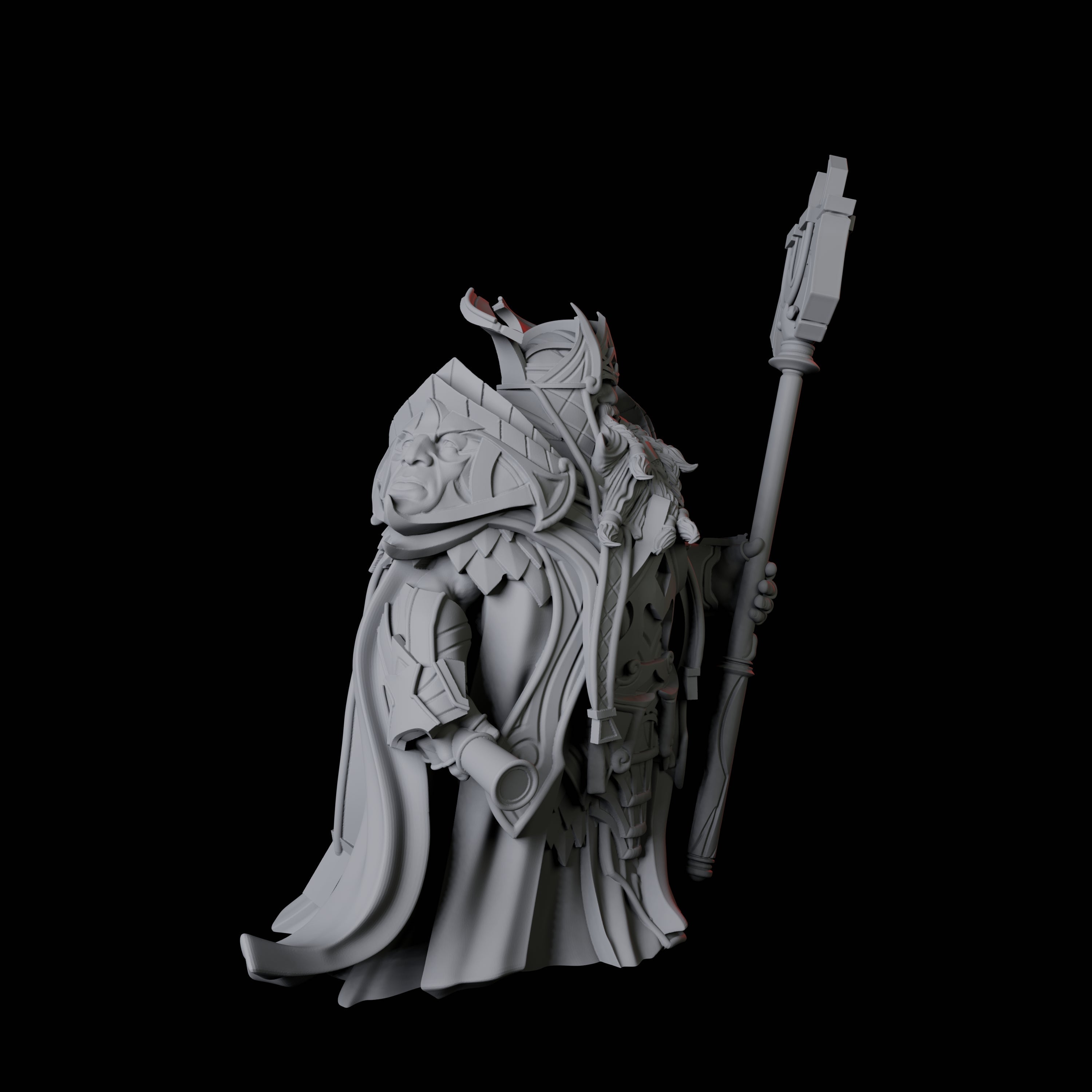 Dwarf High King Miniature for Dungeons and Dragons, Pathfinder or other TTRPGs