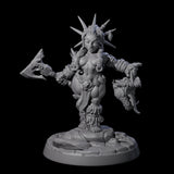 Dwarf Huntress Pin-up Miniature for Dungeons and Dragons, Pathfinder or other TTRPGs