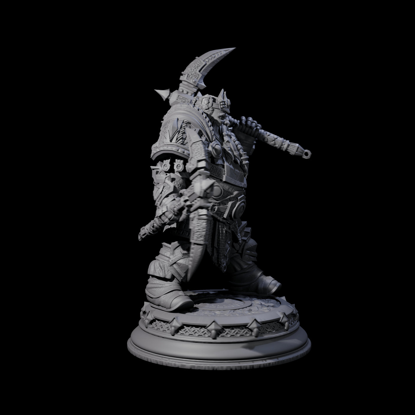 Dwarf King Miner Miniature for Dungeons and Dragons, Pathfinder or other TTRPGs