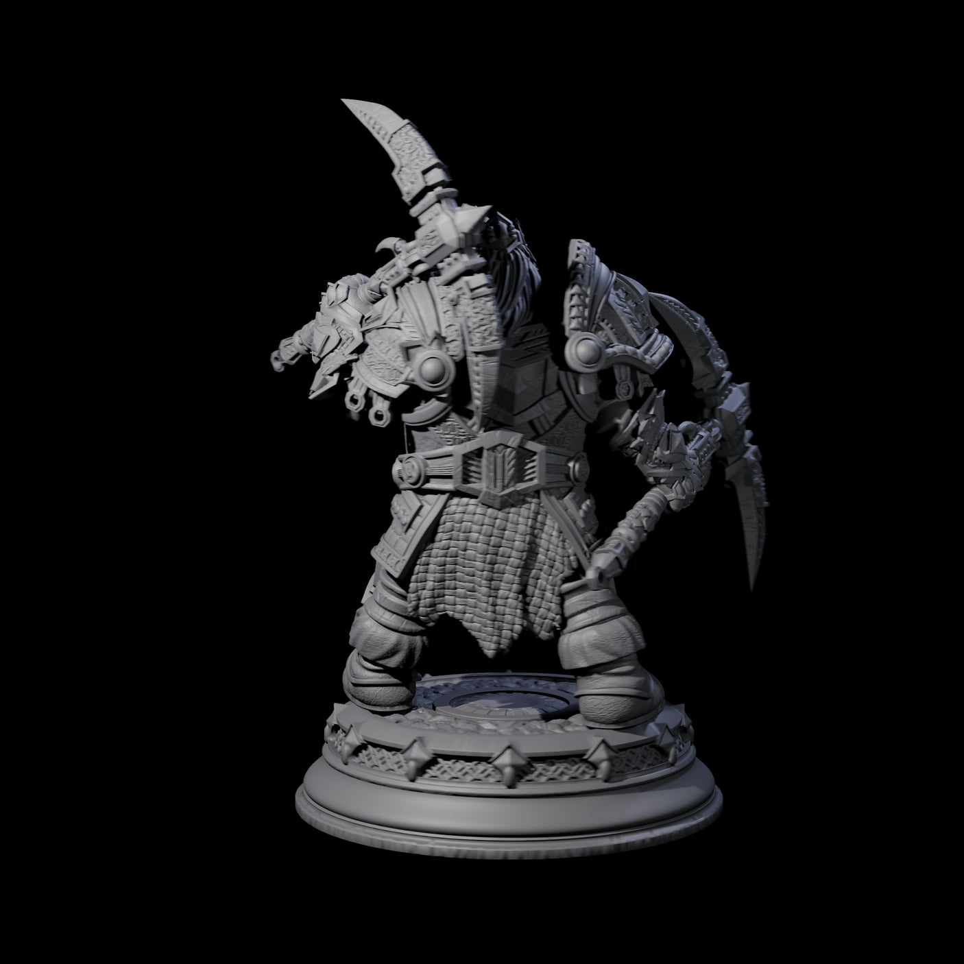 Dwarf King Miner Miniature for Dungeons and Dragons, Pathfinder or other TTRPGs