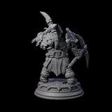 Dwarf King Miner Miniature for Dungeons and Dragons, Pathfinder or other TTRPGs