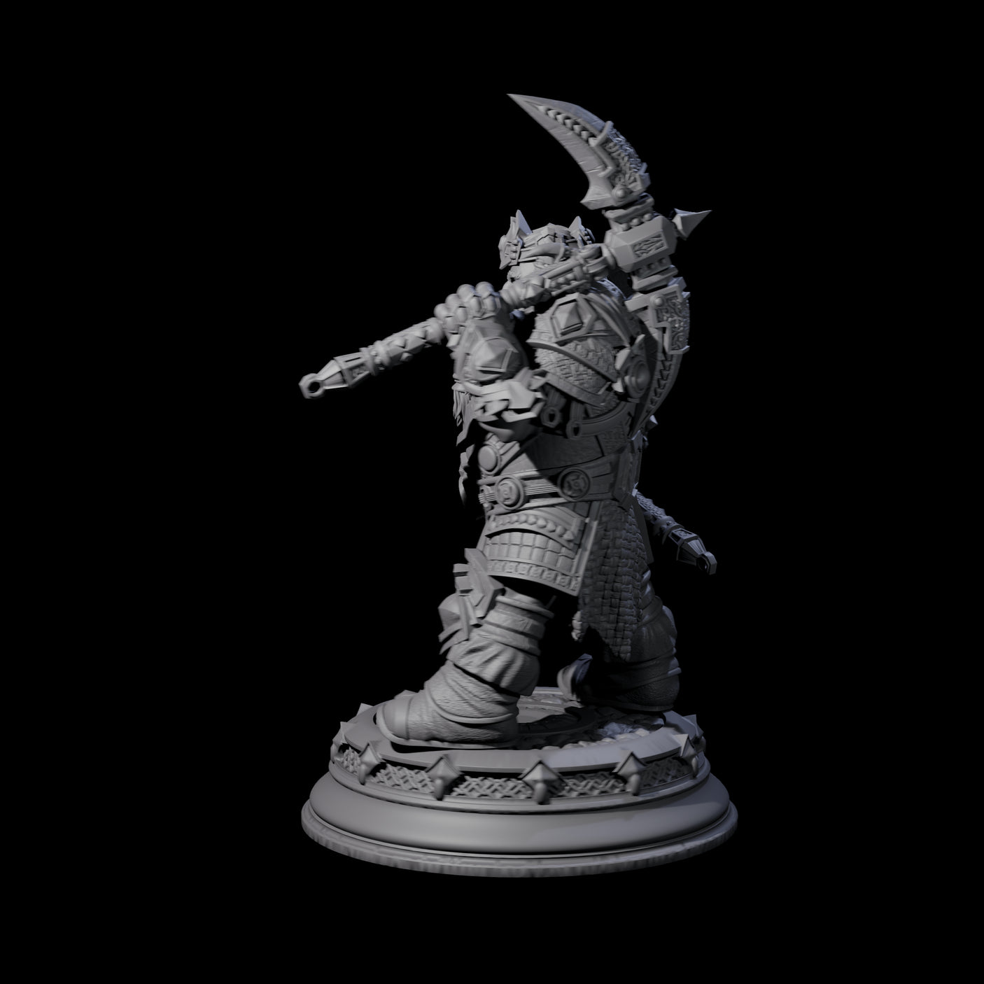 Dwarf King Miner Miniature for Dungeons and Dragons, Pathfinder or other TTRPGs