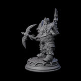 Dwarf King Miner Miniature for Dungeons and Dragons, Pathfinder or other TTRPGs