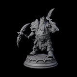 Dwarf King Miner Miniature for Dungeons and Dragons, Pathfinder or other TTRPGs