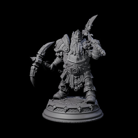 Dwarf King Miner Miniature for Dungeons and Dragons, Pathfinder or other TTRPGs