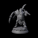 Dwarf King Miner Miniature for Dungeons and Dragons, Pathfinder or other TTRPGs
