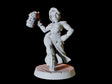 Dwarf Pin-up Miniature for Dungeons and Dragons, Pathfinder or other TTRPGs