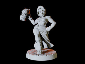 Dwarf Pin-up Miniature for Dungeons and Dragons, Pathfinder or other TTRPGs