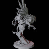Dwarf Sky Cavalry A Miniature for Dungeons and Dragons, Pathfinder or other TTRPGs