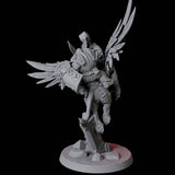 Dwarf Sky Cavalry A Miniature for Dungeons and Dragons, Pathfinder or other TTRPGs