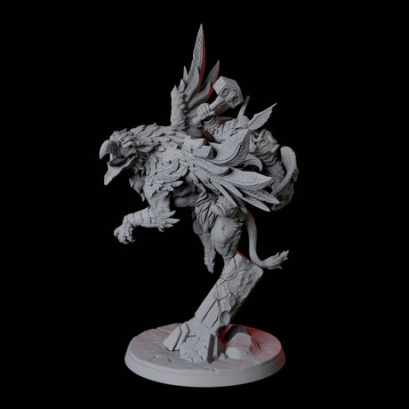 Dwarf Sky Cavalry A Miniature for Dungeons and Dragons, Pathfinder or other TTRPGs