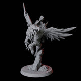 Dwarf Sky Cavalry A Miniature for Dungeons and Dragons, Pathfinder or other TTRPGs