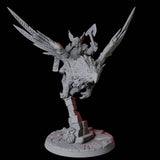 Dwarf Sky Cavalry C Miniature for Dungeons and Dragons, Pathfinder or other TTRPGs