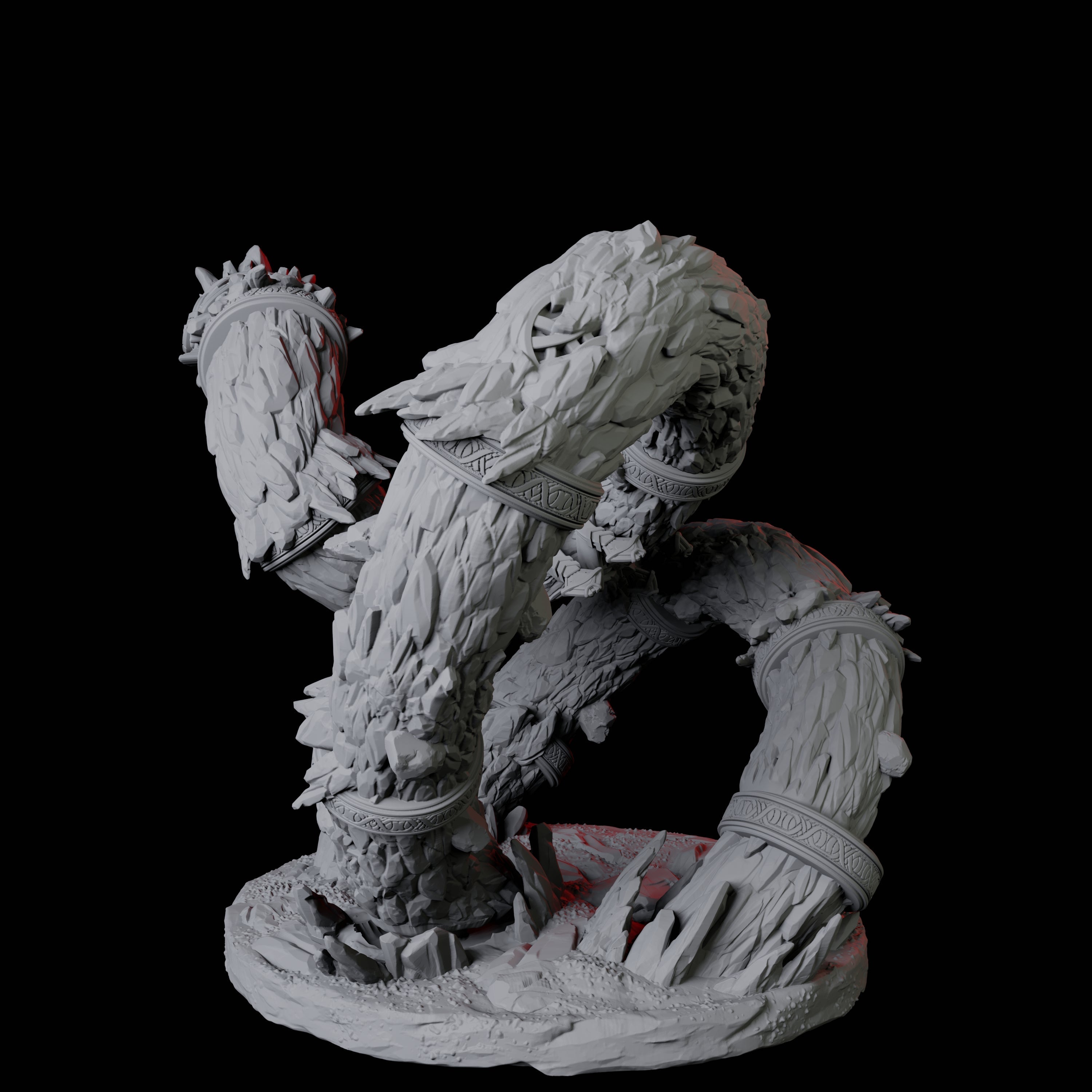 Dwarf Worm Rider B Miniature for Dungeons and Dragons, Pathfinder or other TTRPGs