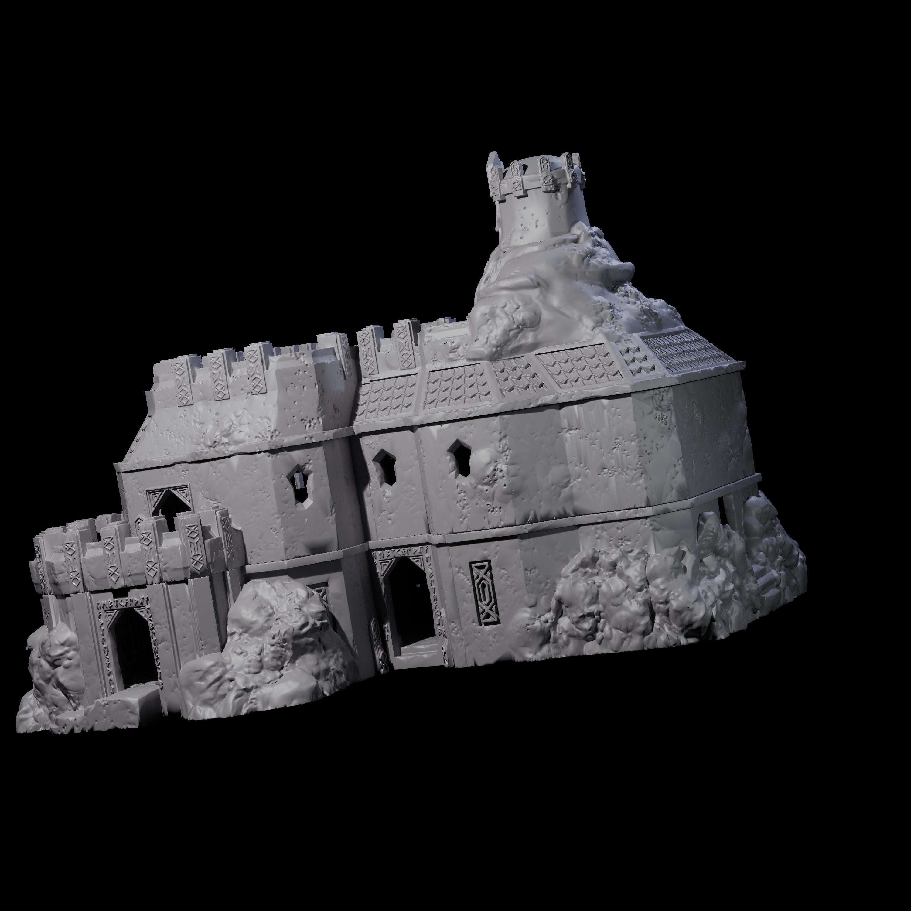 Dwarven Great Hall - Kingdom of Durak Deep Miniature for Dungeons and Dragons, Pathfinder or other TTRPGs