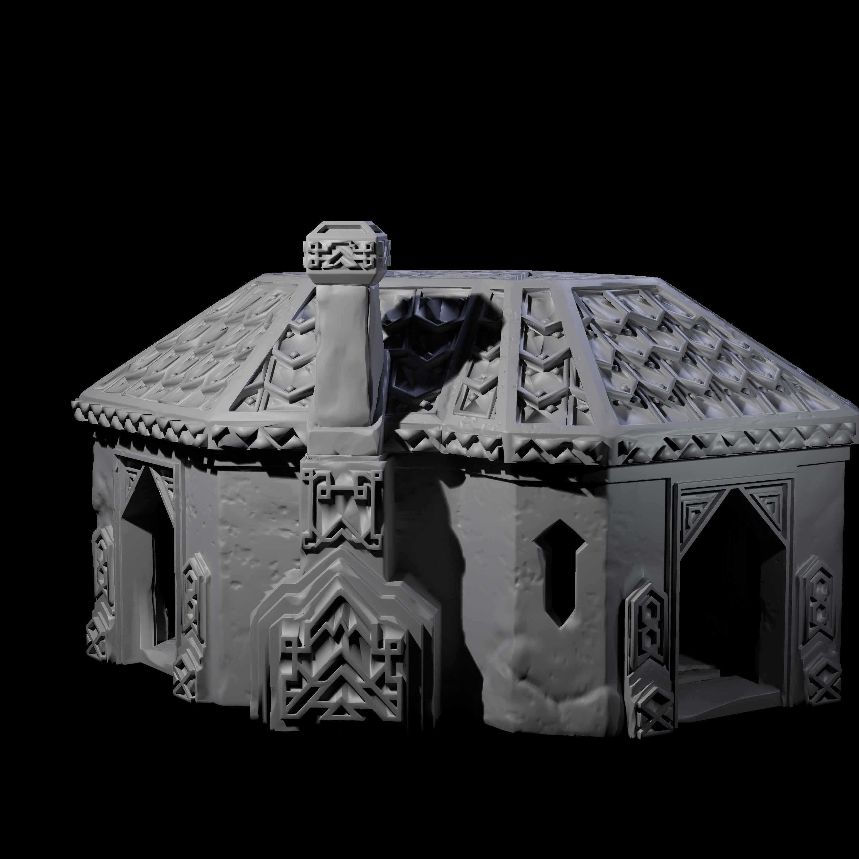 Dwarven House - Kingdom of Durak Deep Miniature for Dungeons and Dragons, Pathfinder or other TTRPGs