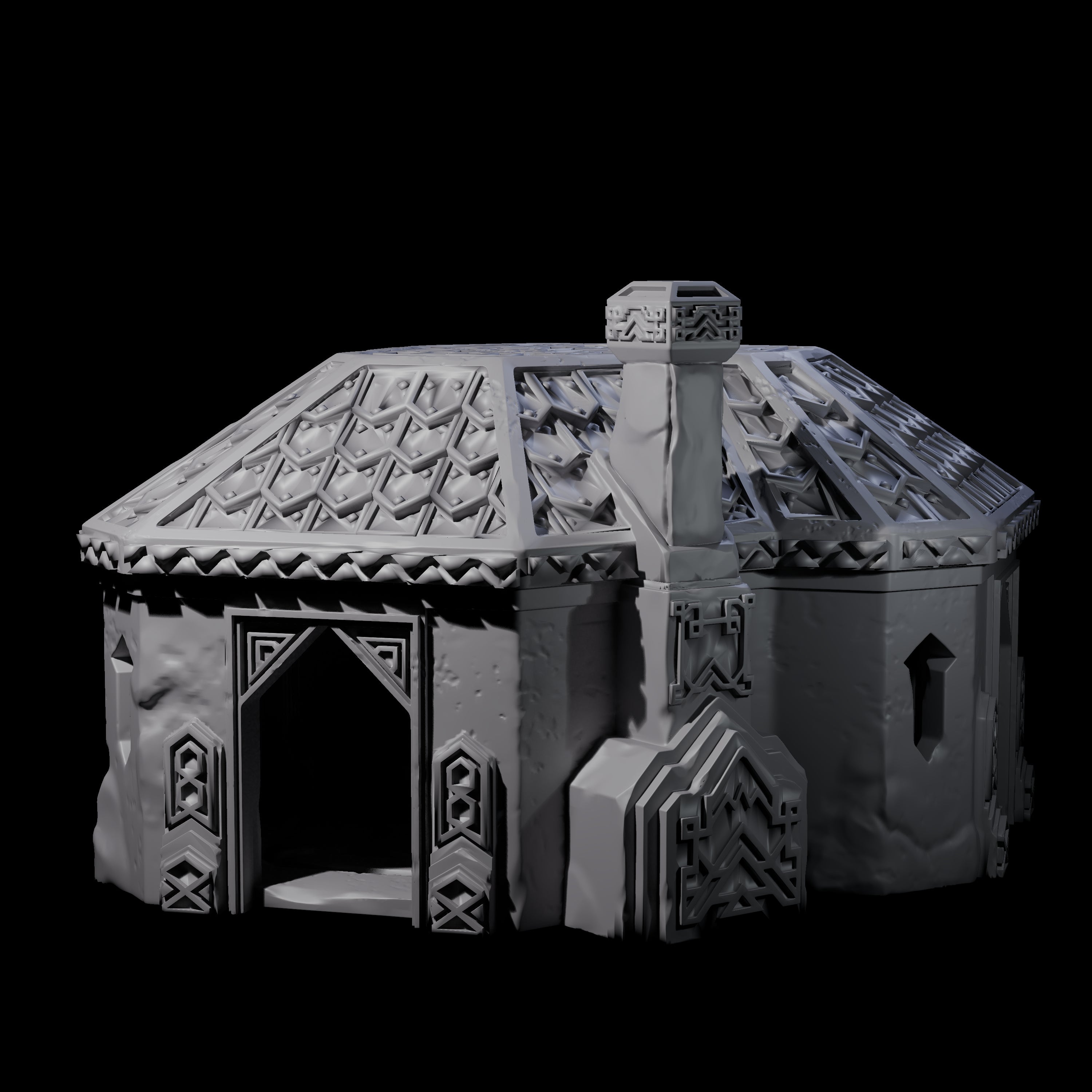 Dwarven House - Kingdom of Durak Deep Miniature for Dungeons and Dragons, Pathfinder or other TTRPGs