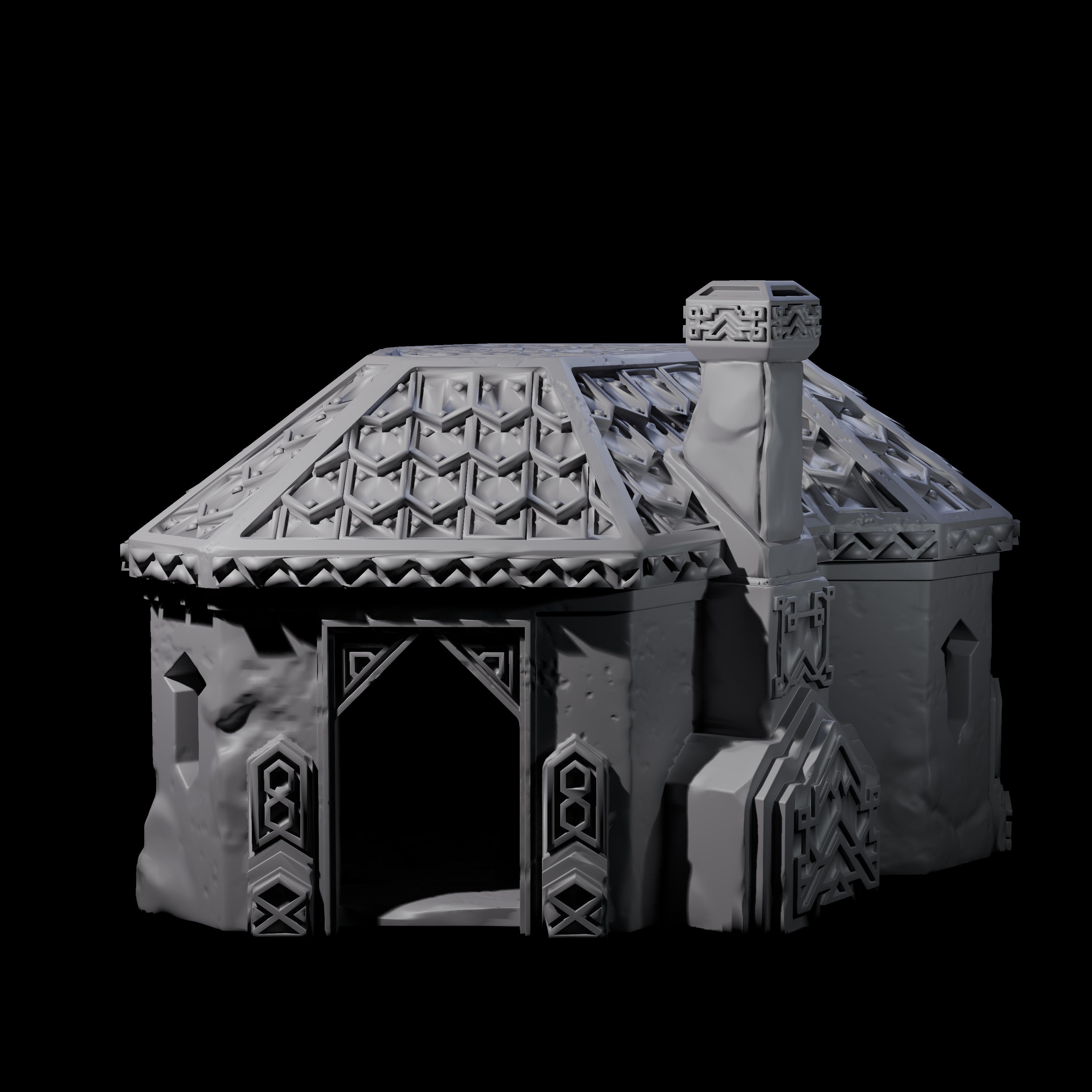 Dwarven House - Kingdom of Durak Deep Miniature for Dungeons and Dragons, Pathfinder or other TTRPGs