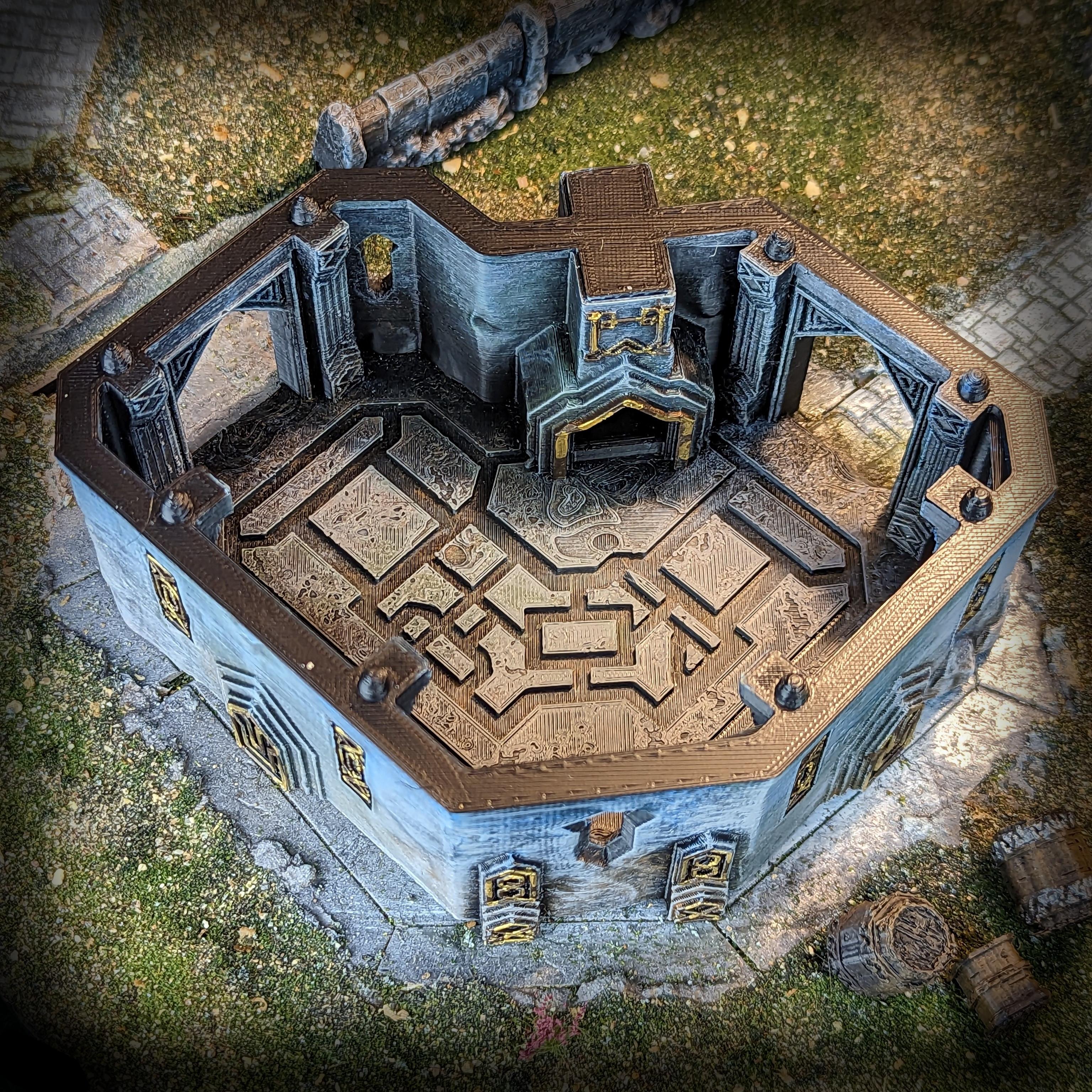 Dwarven House - Kingdom of Durak Deep Miniature for Dungeons and Dragons, Pathfinder or other TTRPGs