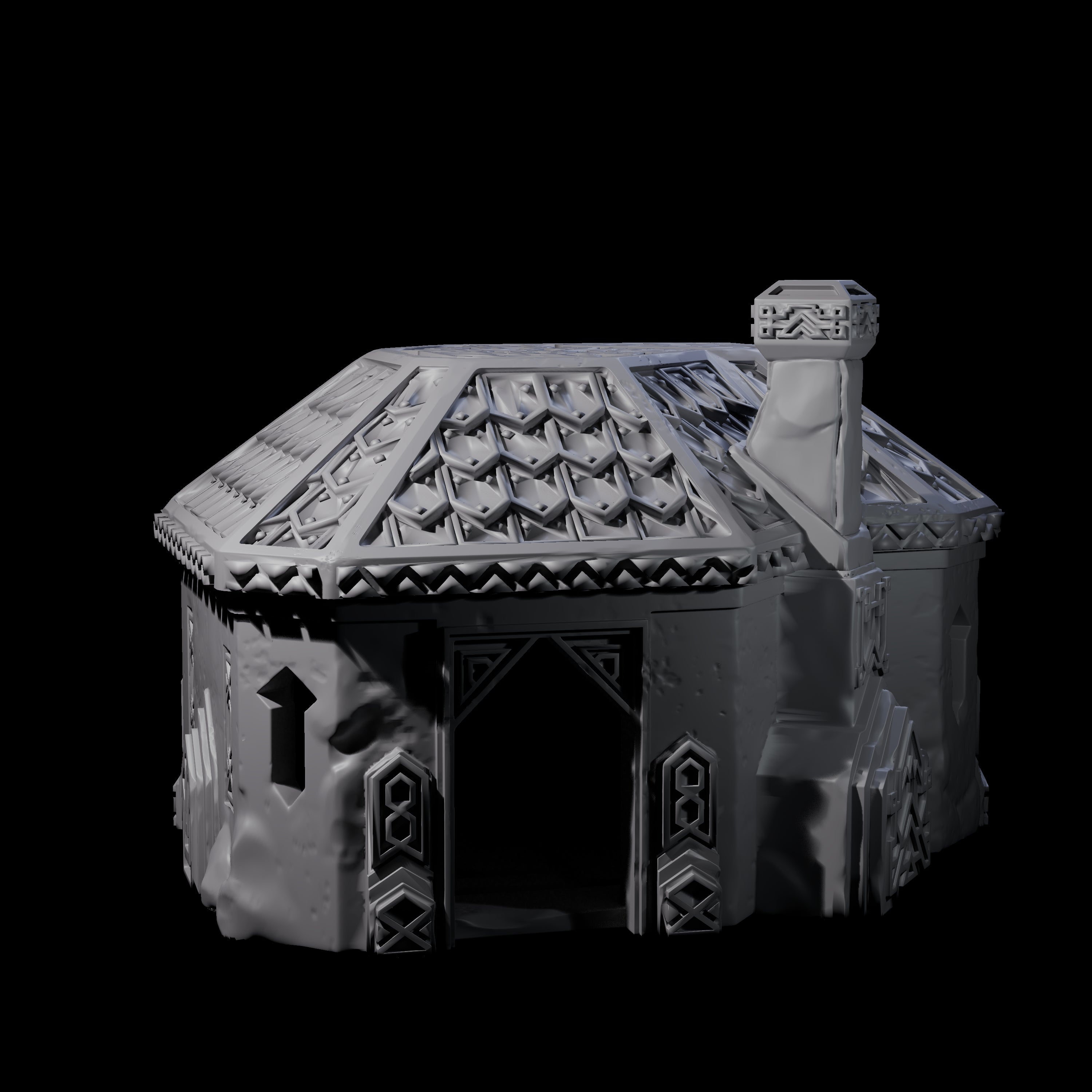 Dwarven House - Kingdom of Durak Deep Miniature for Dungeons and Dragons, Pathfinder or other TTRPGs