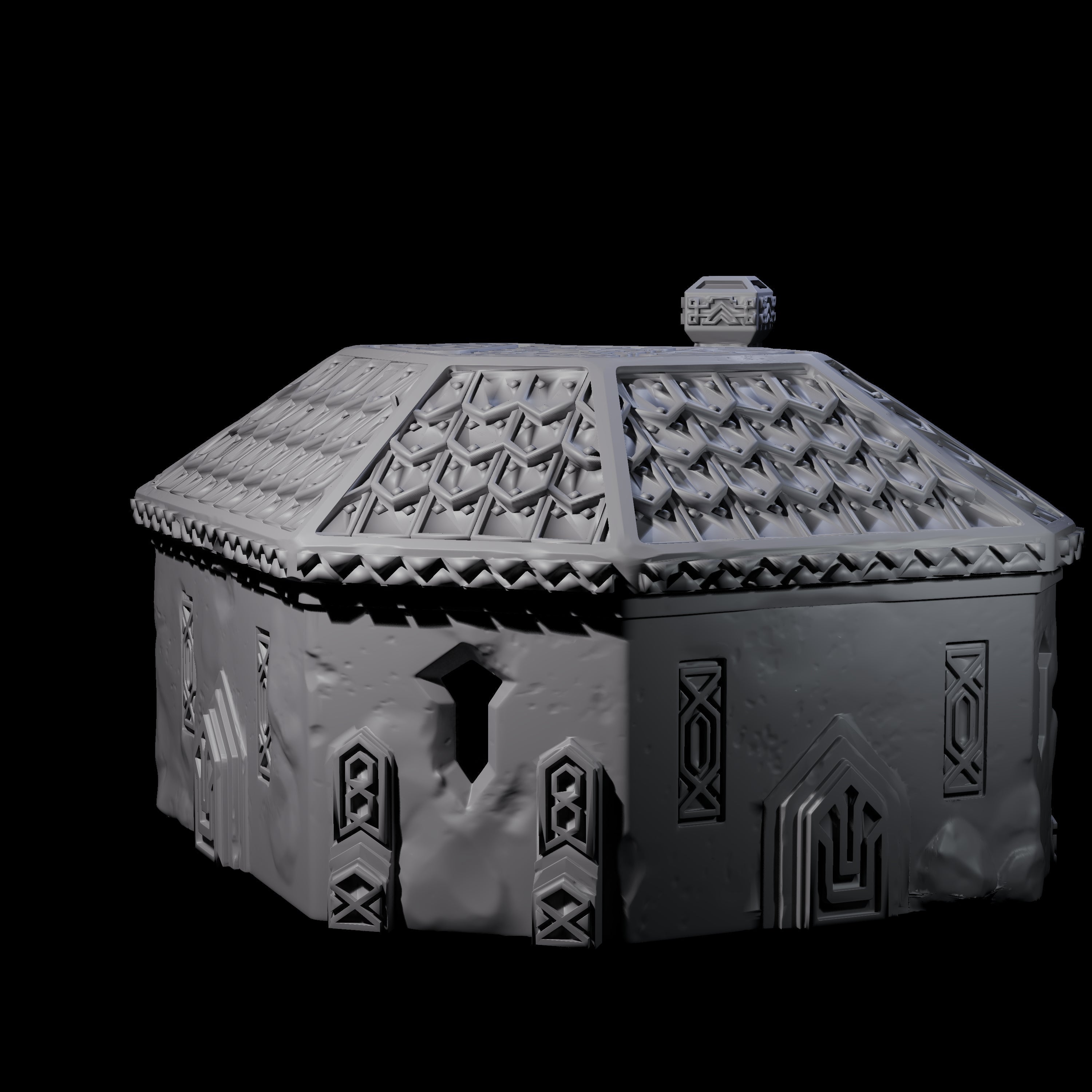 Dwarven House - Kingdom of Durak Deep Miniature for Dungeons and Dragons, Pathfinder or other TTRPGs