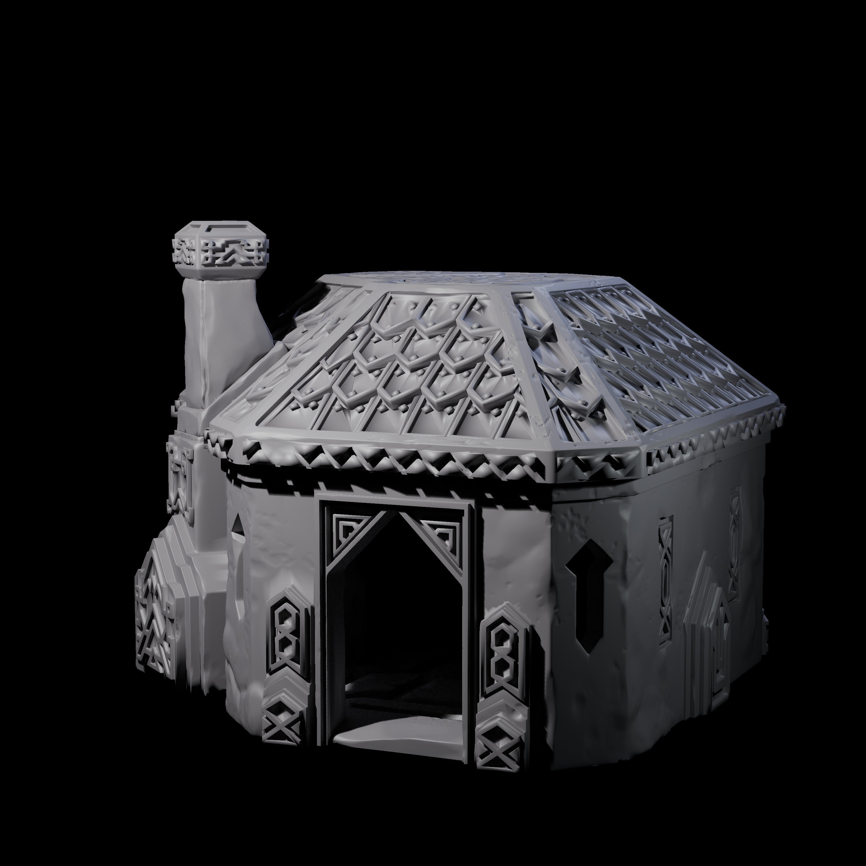 Dwarven House - Kingdom of Durak Deep Miniature for Dungeons and Dragons, Pathfinder or other TTRPGs