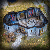 Dwarven Library House - Kingdom of Durak Deep Miniature for Dungeons and Dragons, Pathfinder or other TTRPGs
