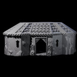 Dwarven Library House - Kingdom of Durak Deep Miniature for Dungeons and Dragons, Pathfinder or other TTRPGs