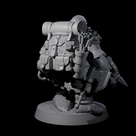 Dwarven Mercenary Company - The Stoutmasters B Miniature for Dungeons and Dragons, Pathfinder or other TTRPGs