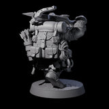 Dwarven Mercenary Company - The Stoutmasters C Miniature for Dungeons and Dragons, Pathfinder or other TTRPGs