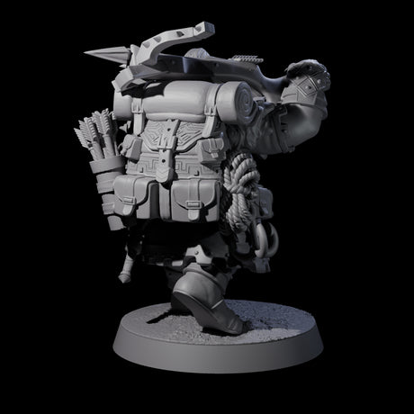Dwarven Mercenary Company - The Stoutmasters C Miniature for Dungeons and Dragons, Pathfinder or other TTRPGs