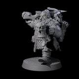 Dwarven Mercenary Company - The Stoutmasters C Miniature for Dungeons and Dragons, Pathfinder or other TTRPGs