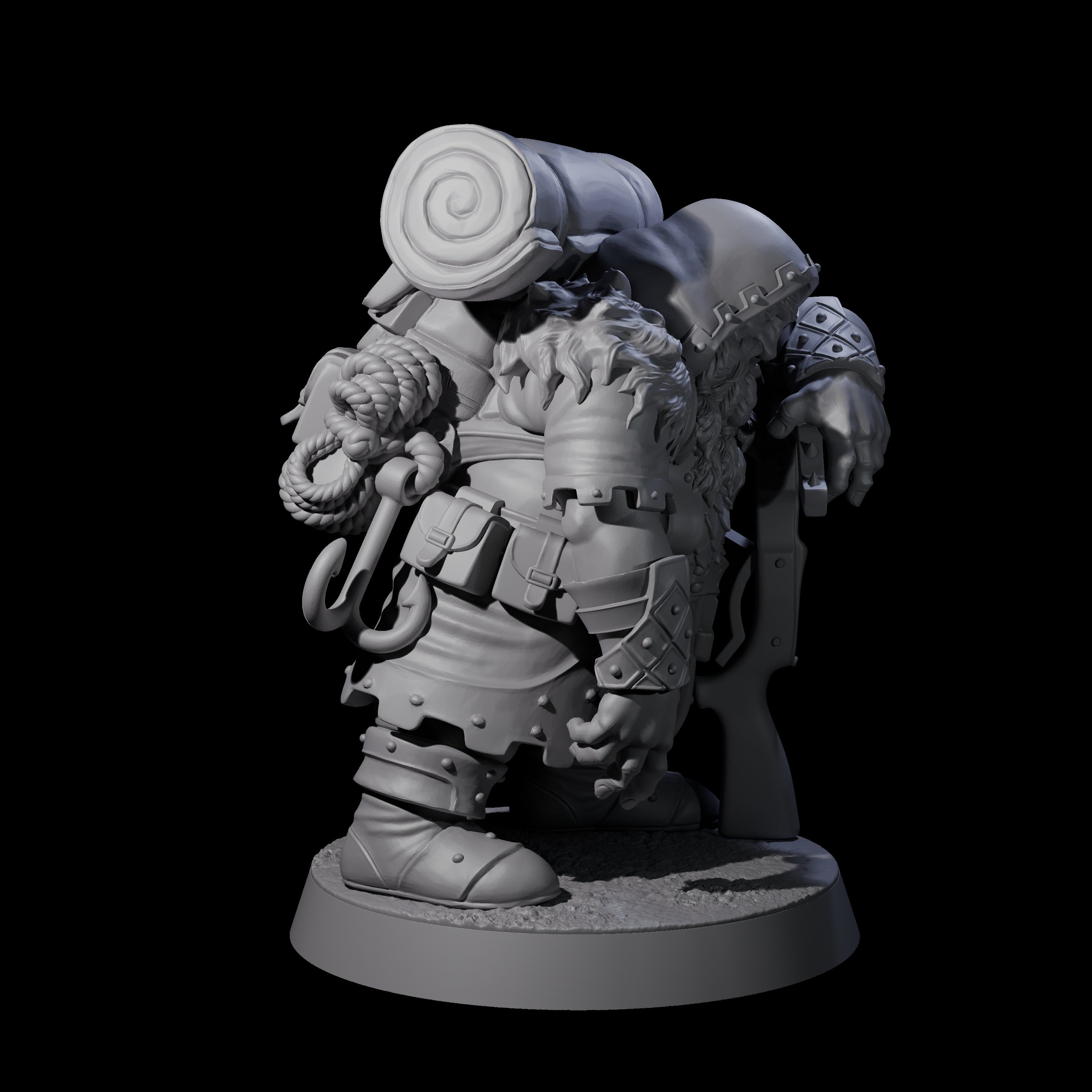 Dwarven Mercenary Company - The Stoutmasters D Miniature for Dungeons and Dragons, Pathfinder or other TTRPGs