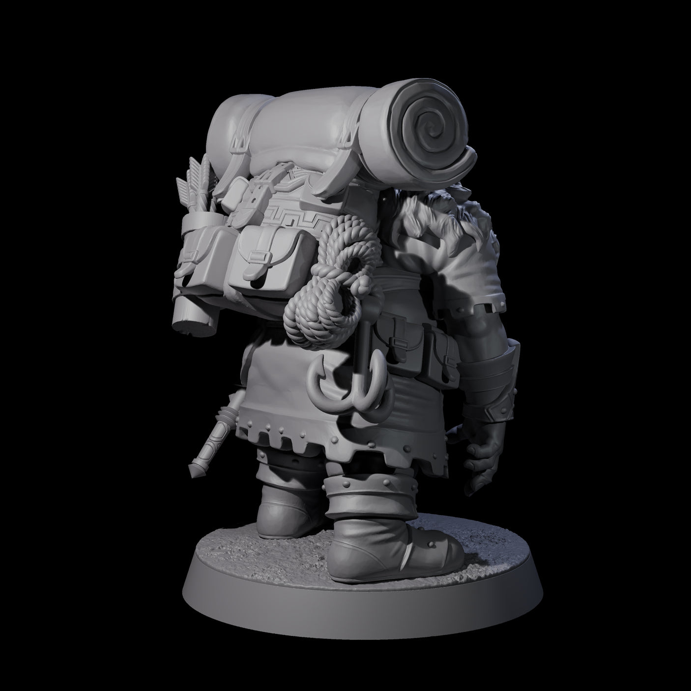 Dwarven Mercenary Company - The Stoutmasters D Miniature for Dungeons and Dragons, Pathfinder or other TTRPGs