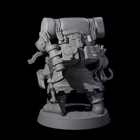 Dwarven Mercenary Company - The Stoutmasters D Miniature for Dungeons and Dragons, Pathfinder or other TTRPGs